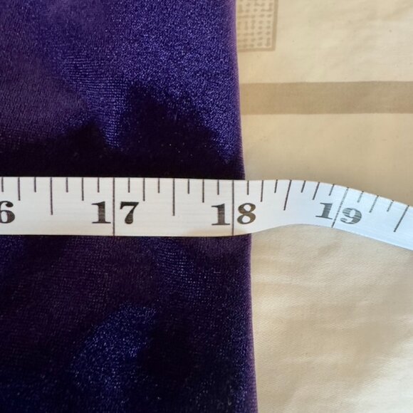 Royal Purple Velvet Long Sleeved Shirt and Maxi Skirt Set - Picture 13 of 16